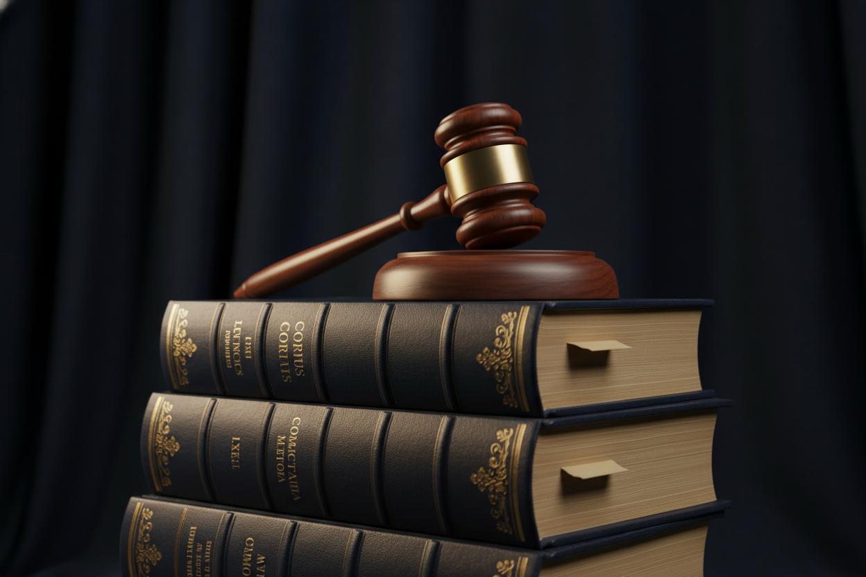 Gavel and Law Books